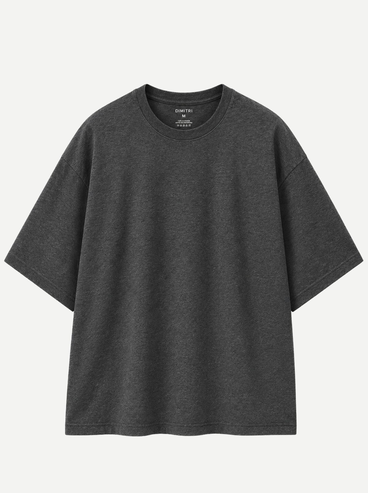 REMERA OVERZISE CARBÓN