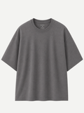 REMERA OVERZISE GRIS PIEDRA