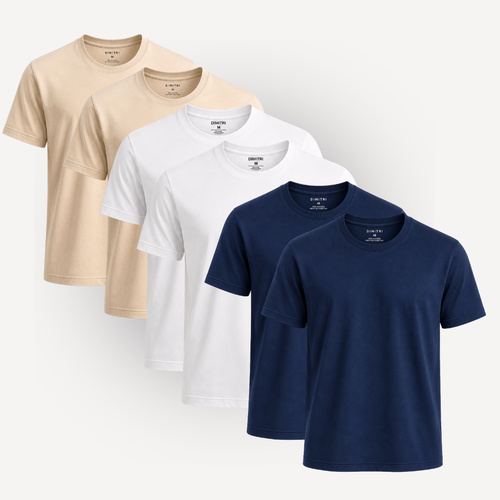 Pack x6 Beige, Blanco, Aero