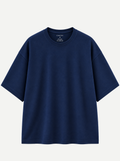 REMERA OVERZISE AZUL AERO