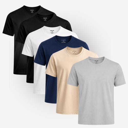Pack x6 Negro,Blanco,Aero,Beige,Gris