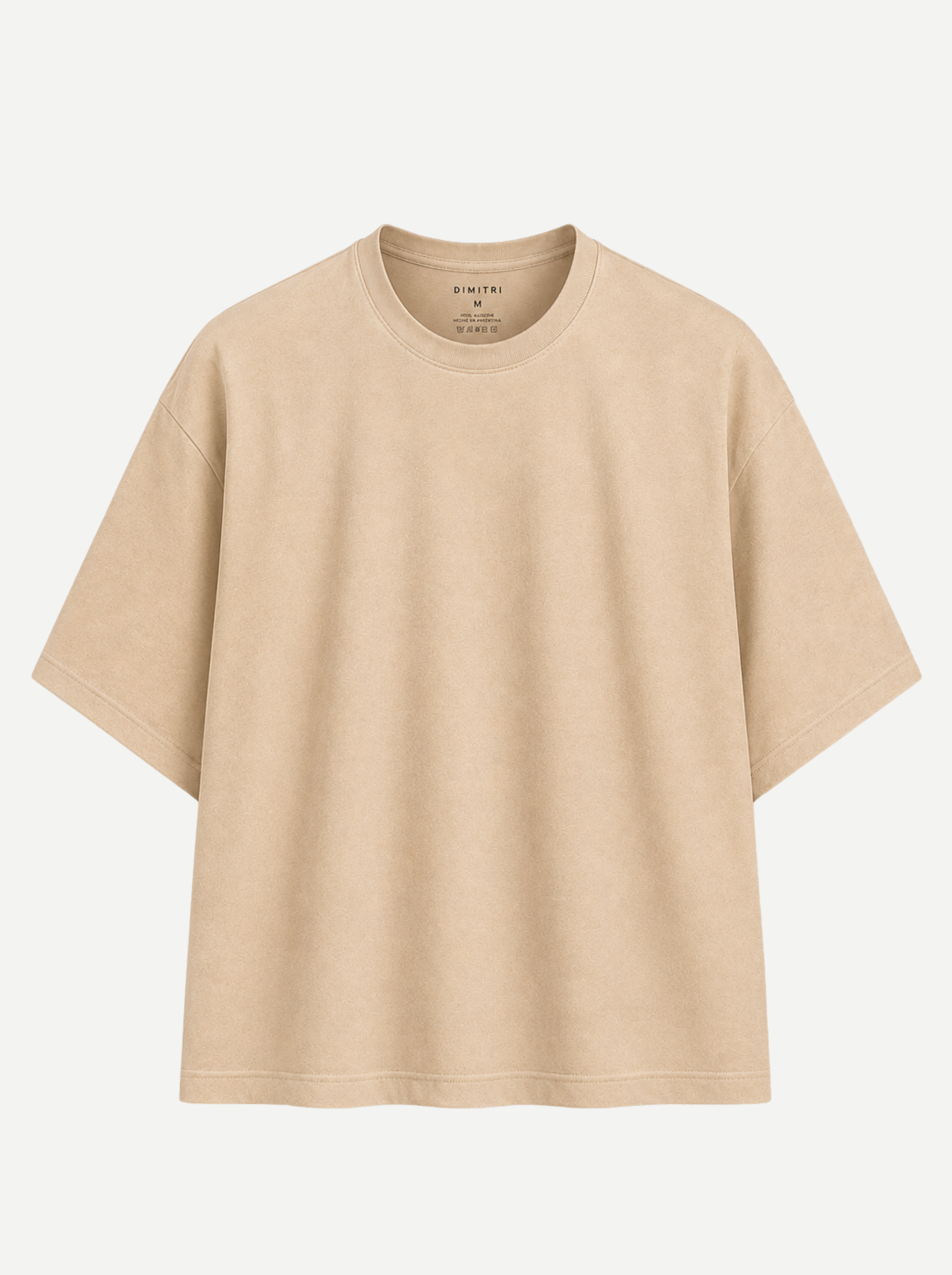 REMERA OVERZISE BEIGE