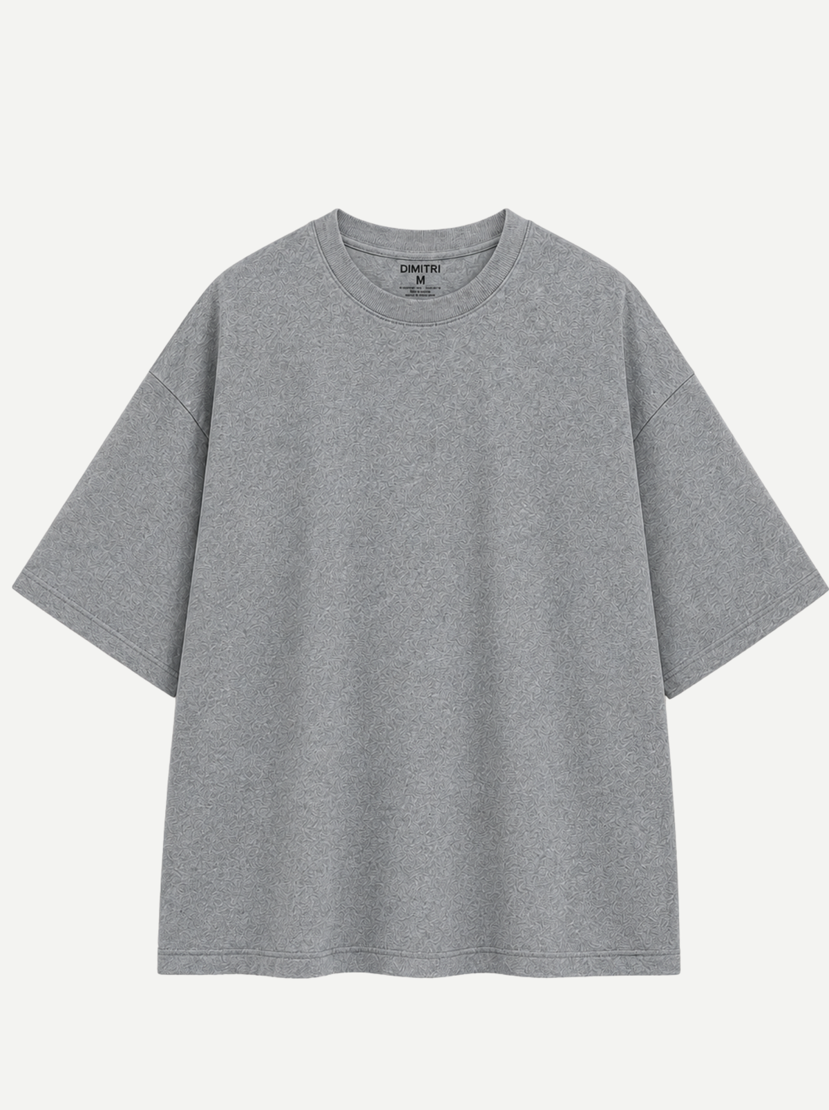 REMERA OVERZISE MELANGE MEDIO