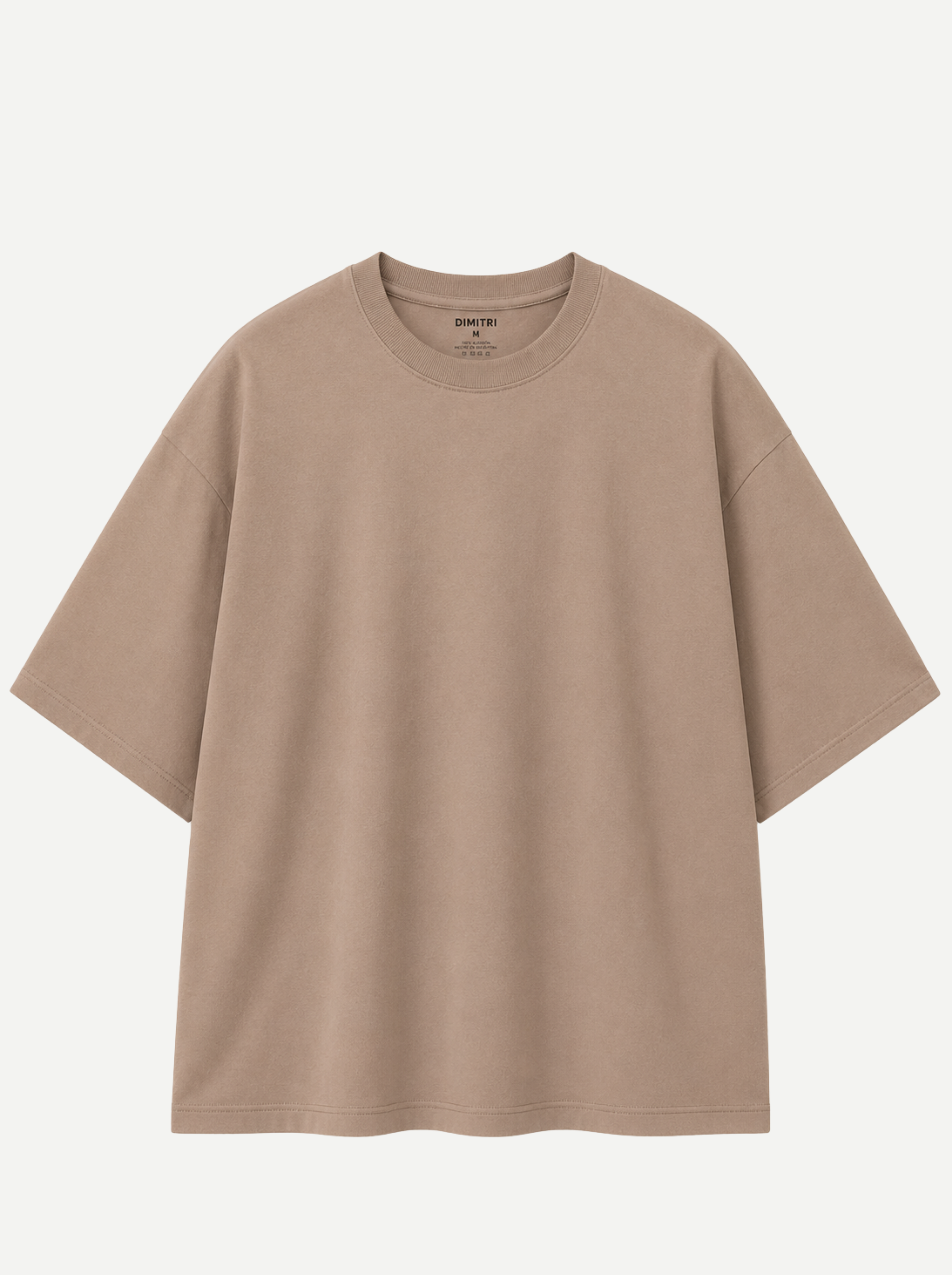 REMERA OVERZISE TOSTADO