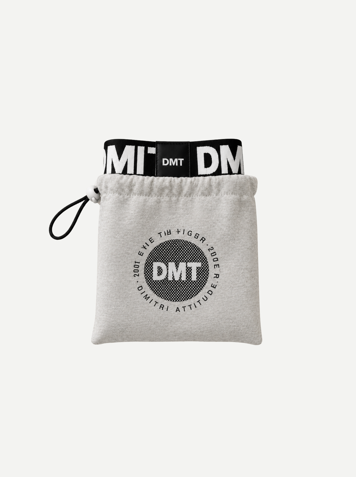 Boxer Dimitri Straps Negro / Gris