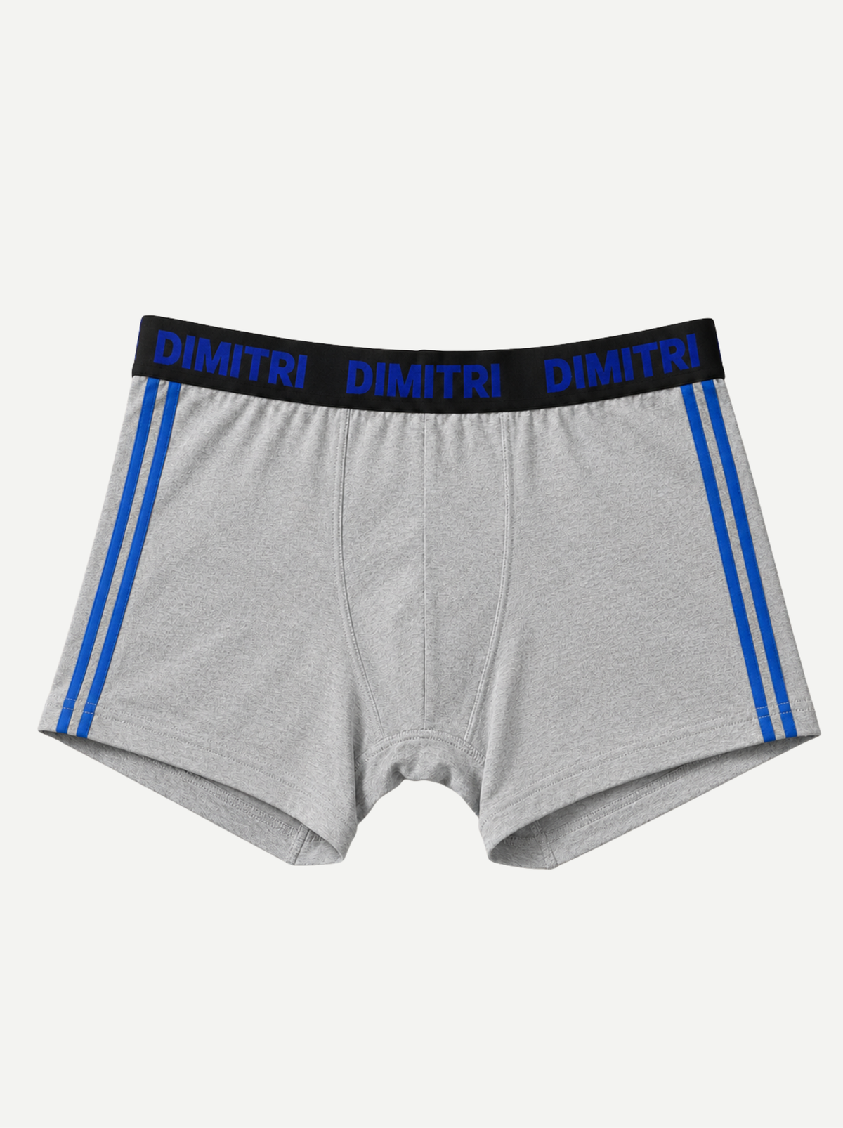 Boxer Dimitri Straps Gris / Azul