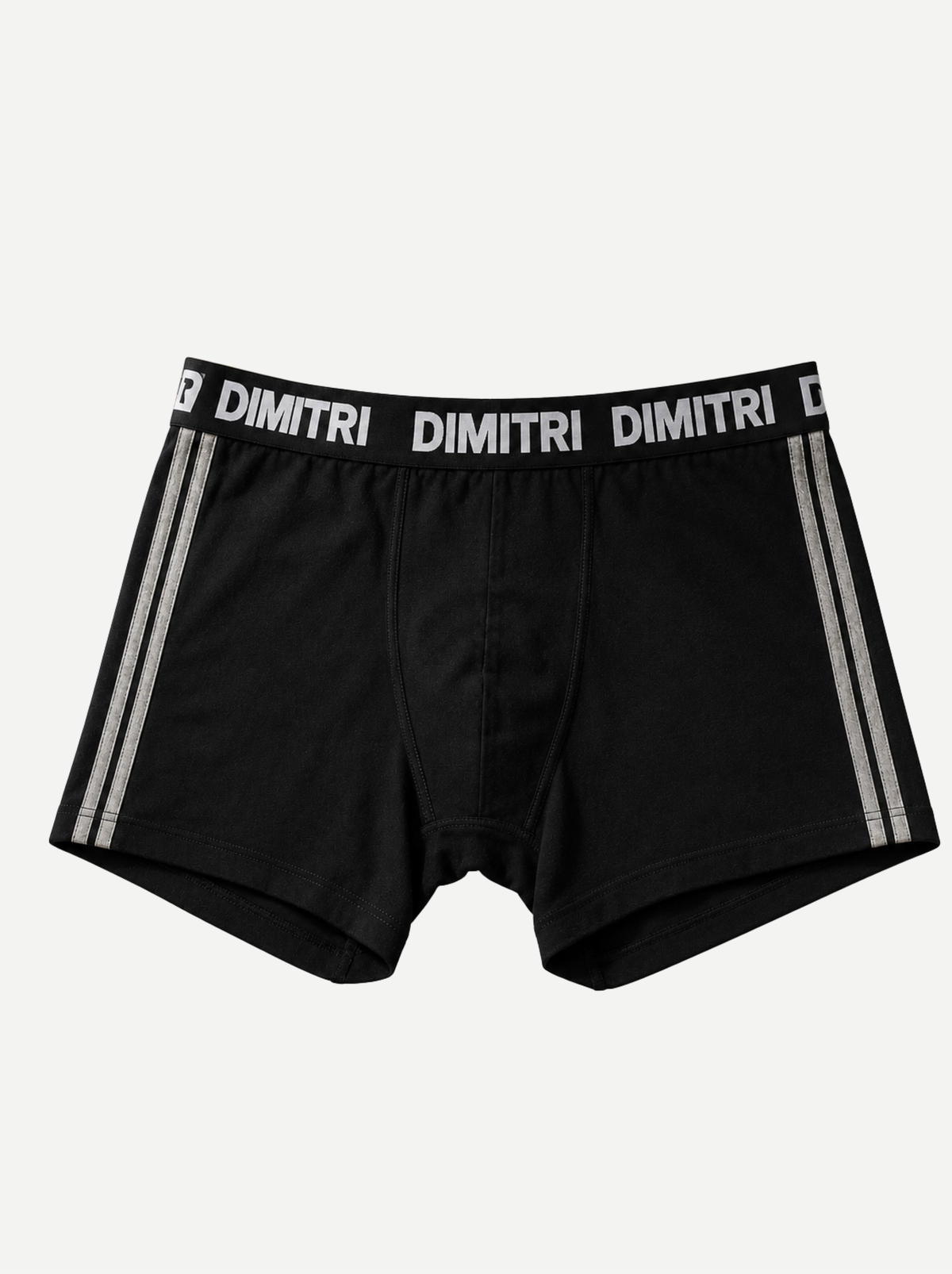 Boxer Dimitri Straps Negro / Gris