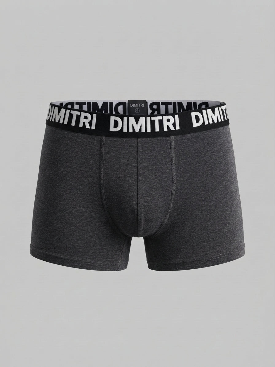 Boxer ESSENTIAL 01 — MELANGE OSCURO