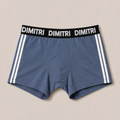 Boxer Dimitri Straps Azul / Blanco