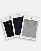 Pack x3 Remeras 100% Algodón + Gorro y Boxer de Regalo