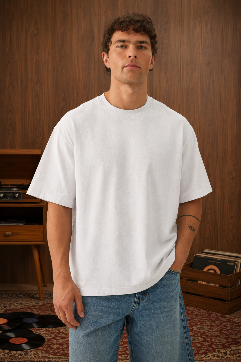 REMERA OVERSIZE BLANCO