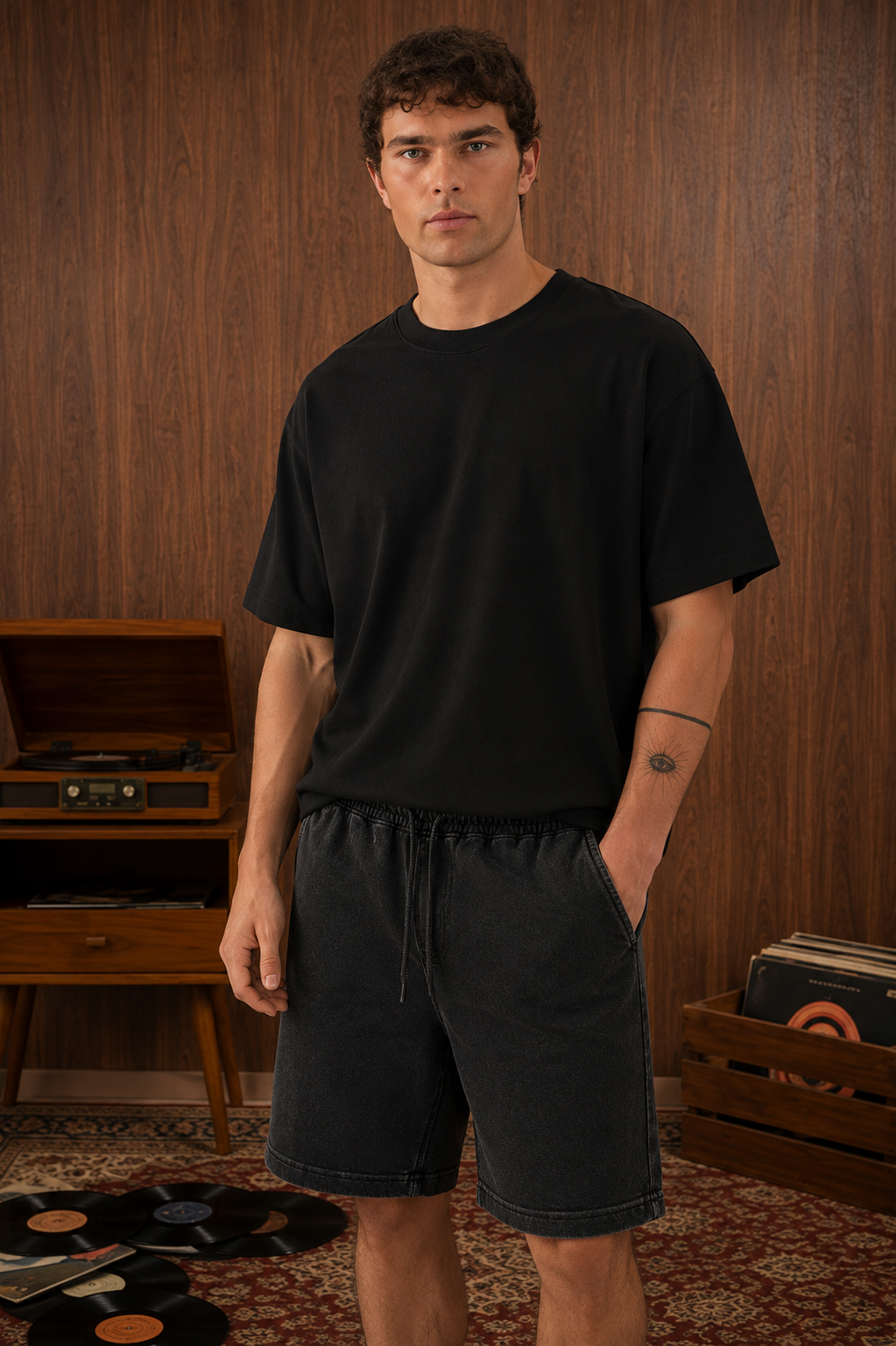 REMERA OVERSIZE NEGRO