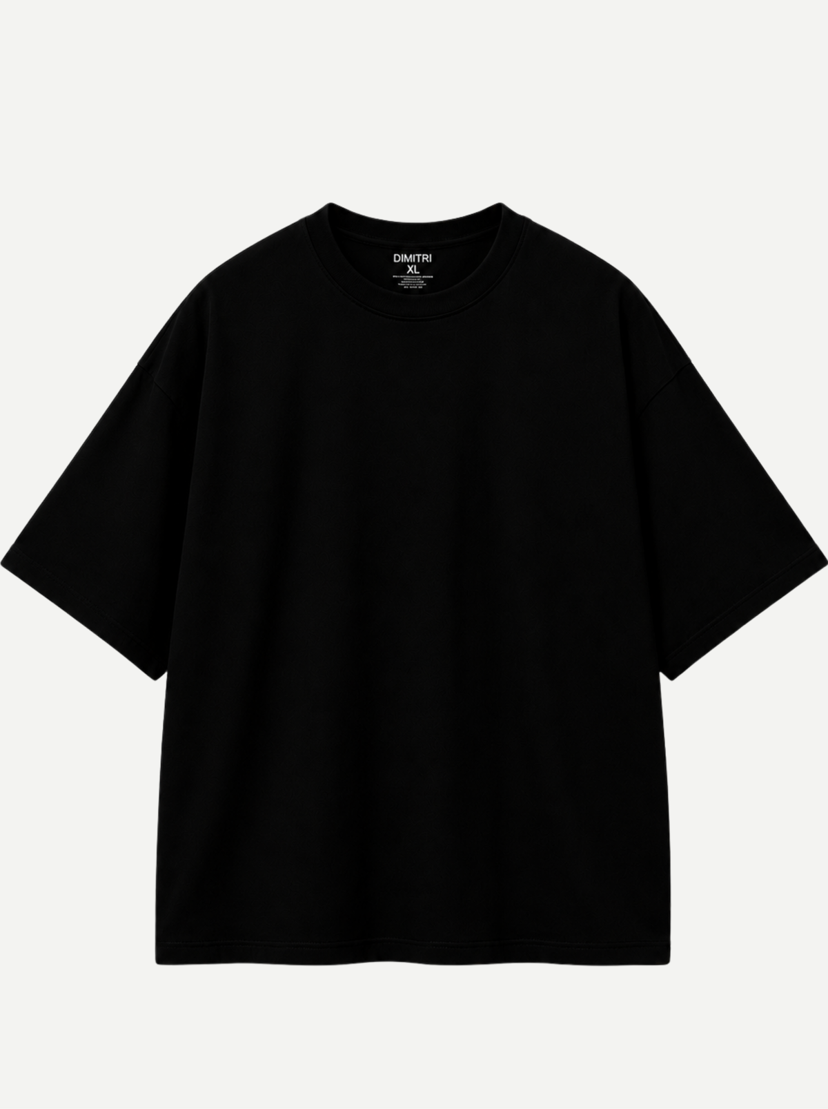 REMERA OVERSIZE NEGRO