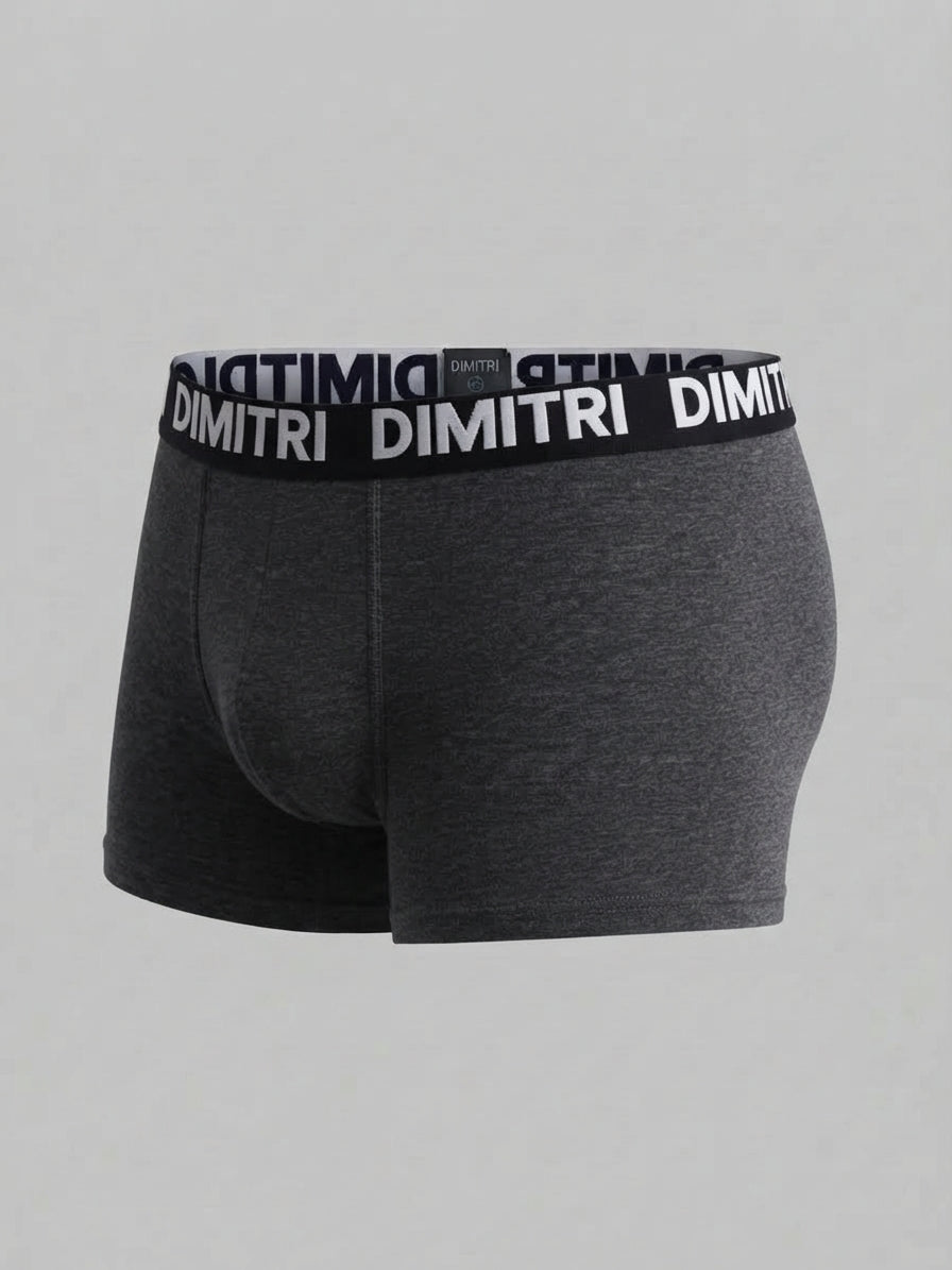 Boxer ESSENTIAL 01 — MELANGE OSCURO