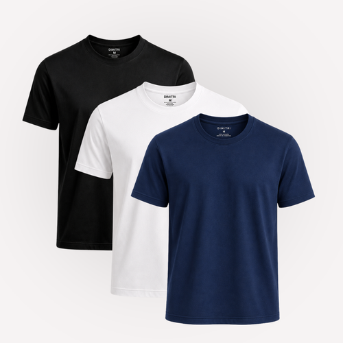 Pack x3 Negro, Blanco, Aero